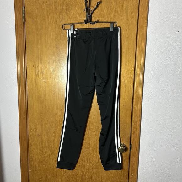 Adidas Women’s Slim Fit Full Length Tapered Leg Track Pants Size Small Black - Picture 3 of 9